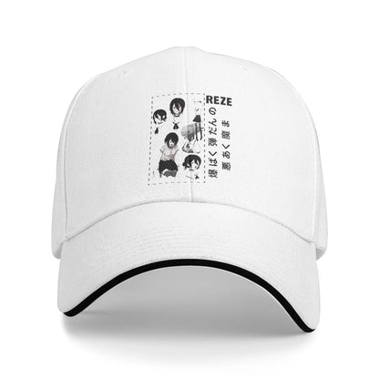 Reze Chainsaw Man Baseball Cap Fashion Anime Sandwich Cap Men Women