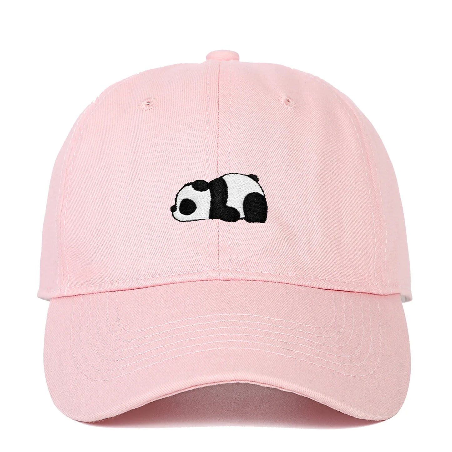 Unisex Panda Embroidery Baseball Caps