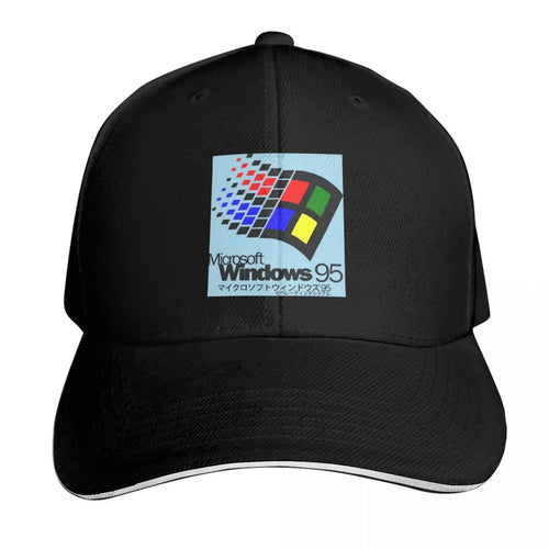 Windows 95 Geeks Nerd Cap Fashion Casual Baseball Caps