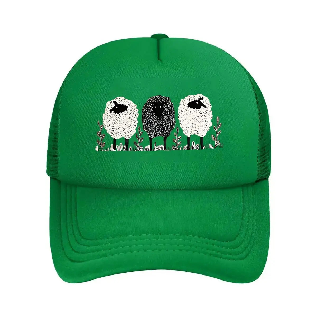 3 Lambs Print Baseball Cap