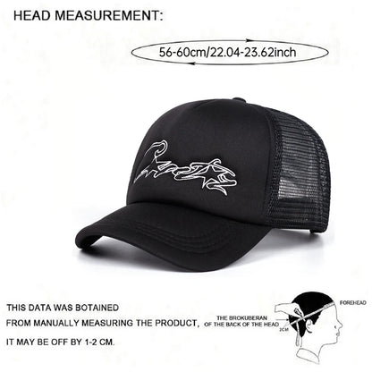 New Baseball Hat C Five Star Mesh Hat Street Hip Hop Hat
