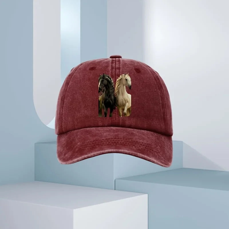 Men's 3D Horse Print Baseball Cap