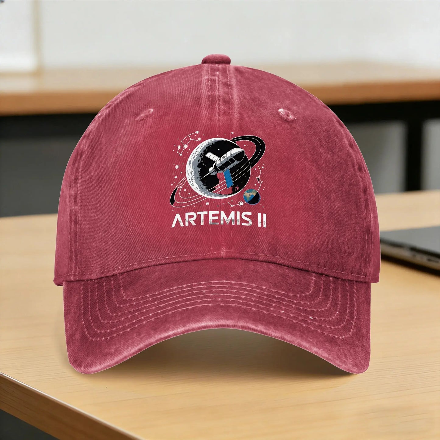 Artemis II Back To The Moon 2026 Sun Baseball Cap