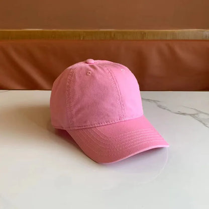 Simple Solid Color Cap Men And Women Casual Fashion Trend Baseball Cap