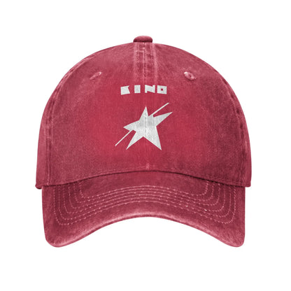 Viktor Tsoi Kino Night Star Sun Album Casual Baseball Cap