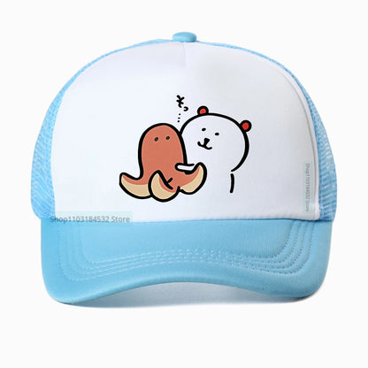 Funny Joke Bear Print Baseball Cap