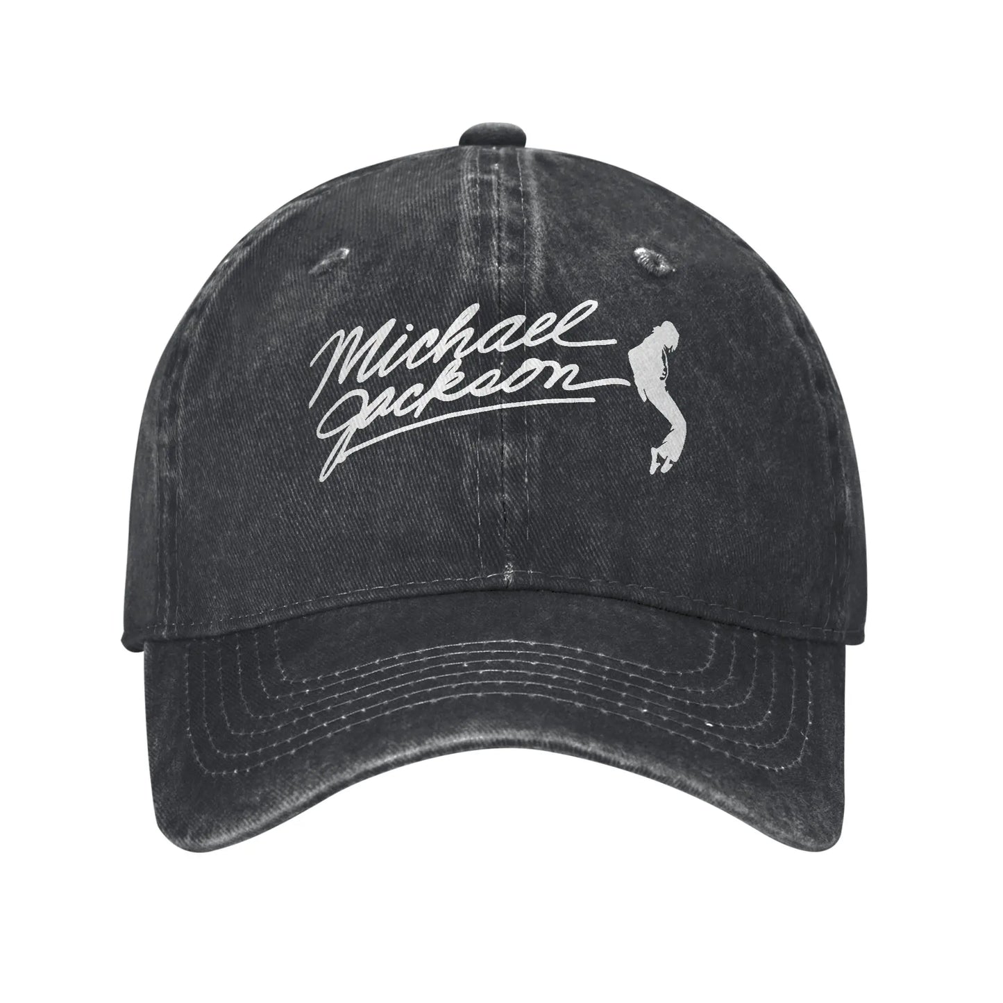 Washed Baseball Cap MJ Bad Album Summer