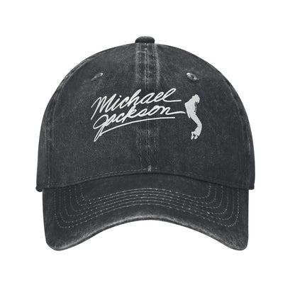 Washed Baseball Cap MJ Bad Album Summer