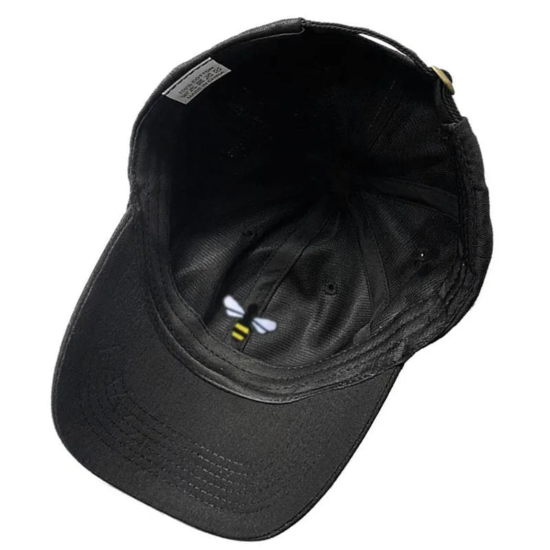 Honeybee Embroidered Baseball Cap For Women Men