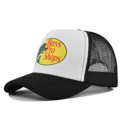 Bass Football Mesh Baseball Cap