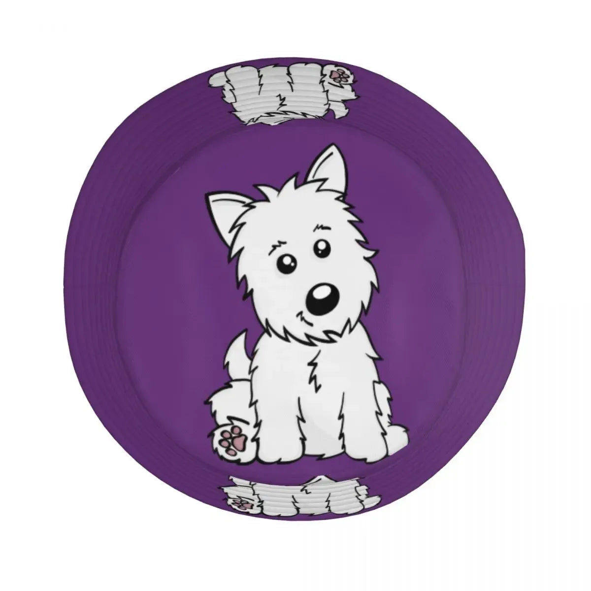 Cute Cartoon Westie Dog Bucket Hat Unisex Personalized