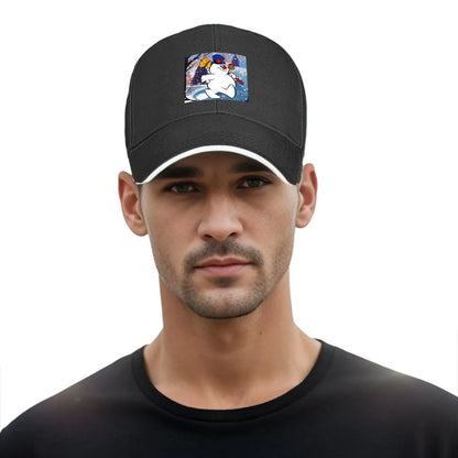 FROSTY THE SNOWMAN UNDER SNOWFLAKE Baseball Cap