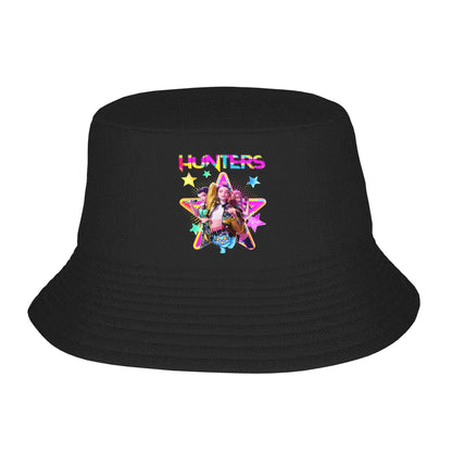 Men Women Huntrix  Animation Band  Bucket Hat Foldable Fisherman Hats
