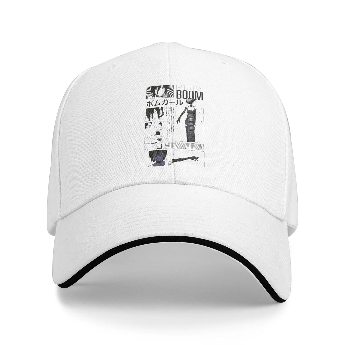 Reze Chainsaw Man Baseball Cap Fashion Anime Sandwich Cap Men Women