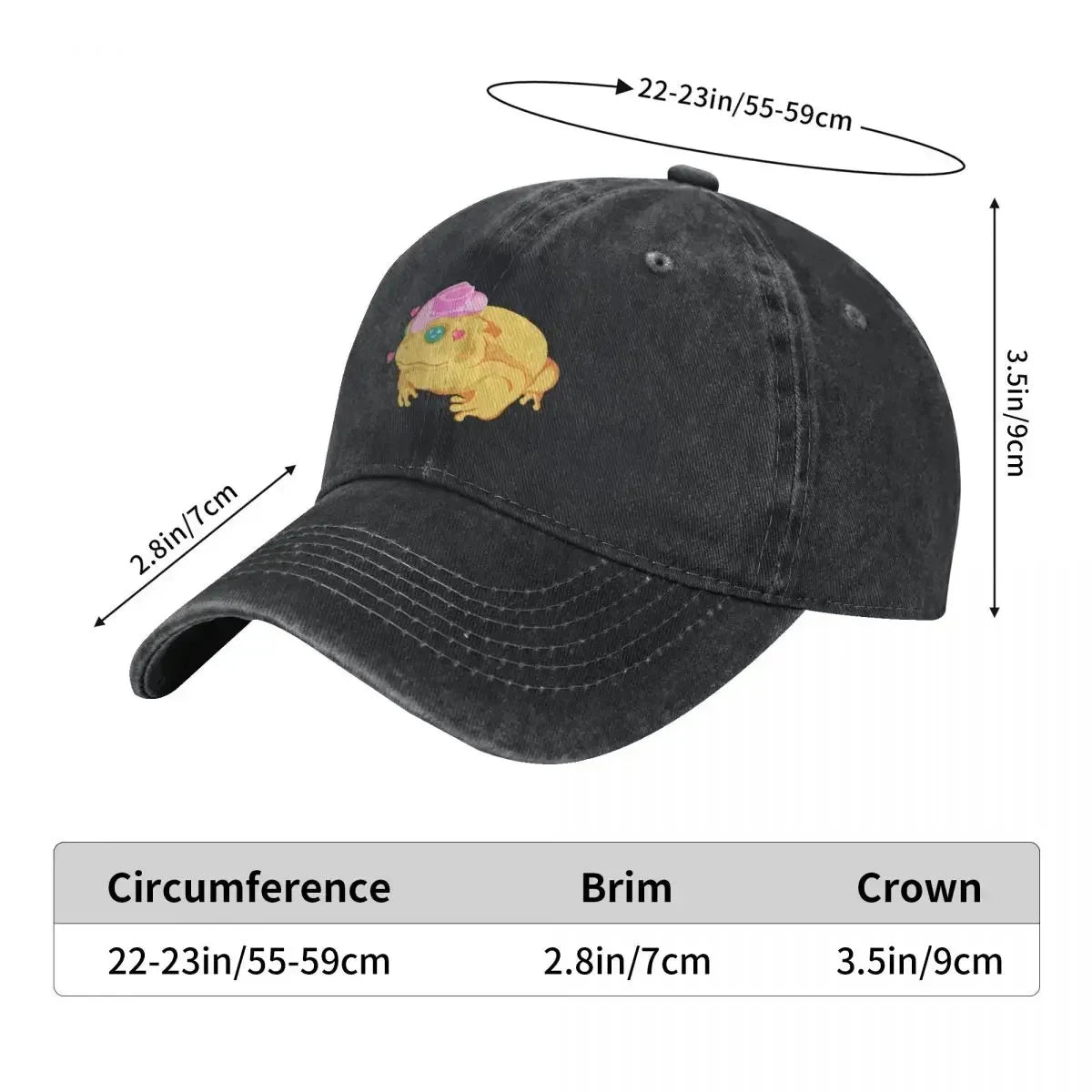 Yee Haw Frog Baseball Cap