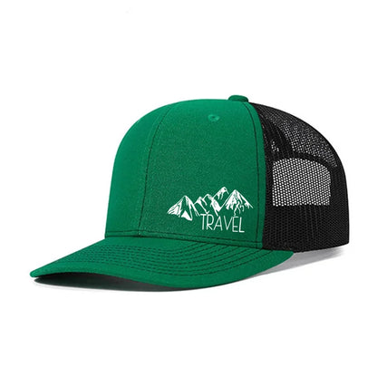 Peak TRAVEL Curved Adult Baseball Cap for Men Women Outdoor Mesh Duck Hat