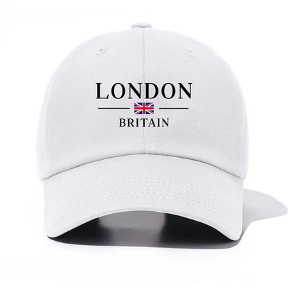 London Print Baseball Cap For Adults