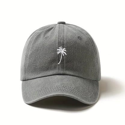 Retro Washed Embroidered Baseball Caps For Women