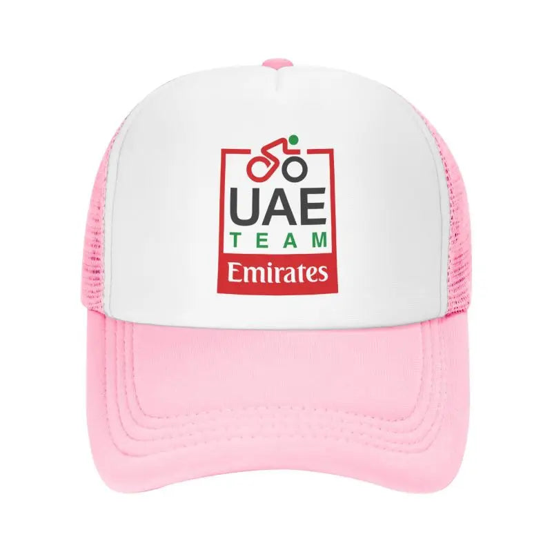 UAE Road Vehicle Print Mesh Baseball Cap