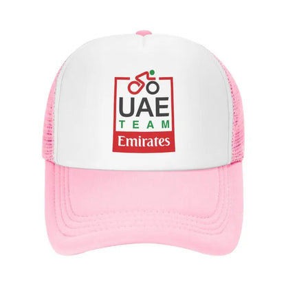 UAE Road Vehicle Print Mesh Baseball Cap