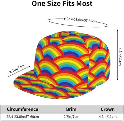 Rainbow LGBT Snapback Hats For Women Men