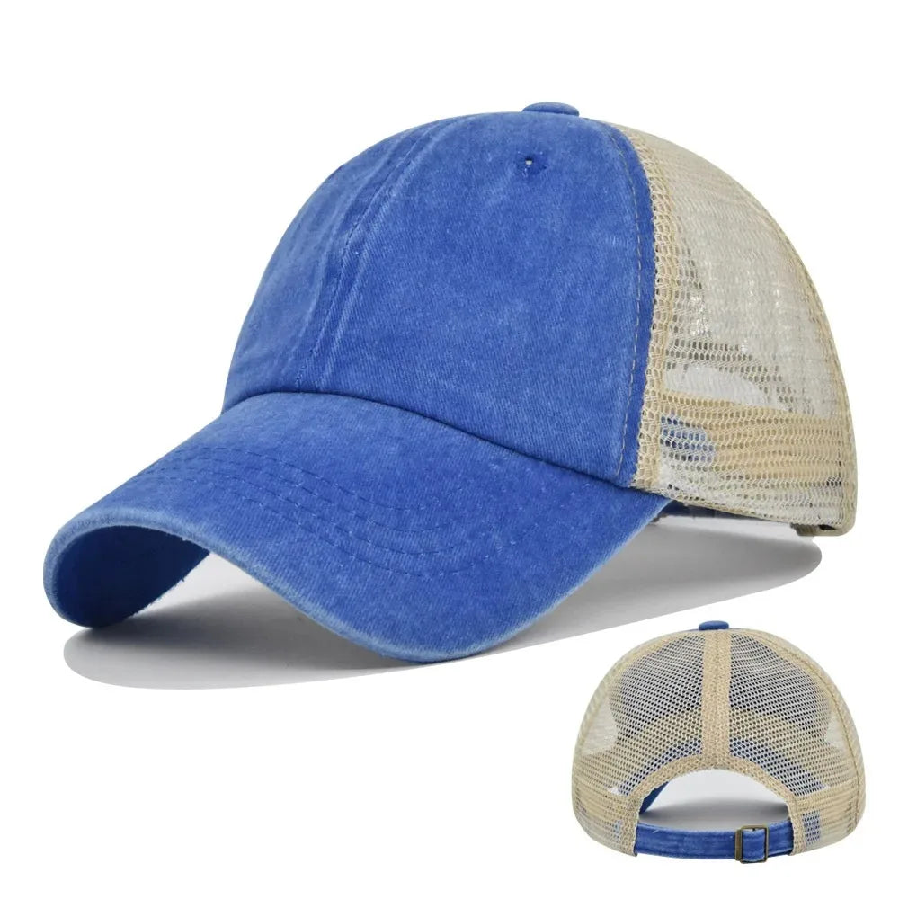 Multi Colors Plain Baseball Cap Women Men