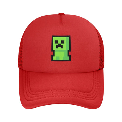Pixel Creepers Trucker Caps Unisex Dad Hat Sun Hats Dad Hat Baseball Caps