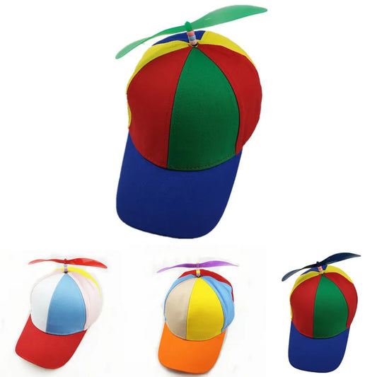 Helicopter Propeller Adventure Rainbow Bamboo Dragonfly Baseball Hat