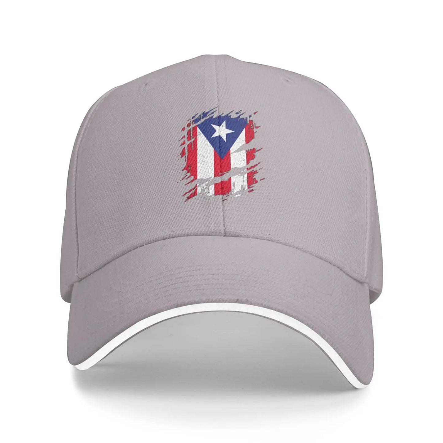 Puerto Rico Flag Print Cap Outdoor Baseball Caps