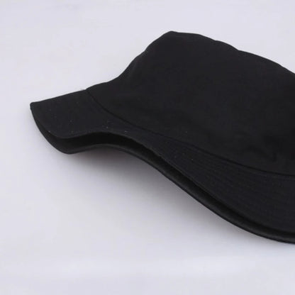 Wide Brim Sun Protection Adjustable Red Cloud Print Cotton Bucket Hat