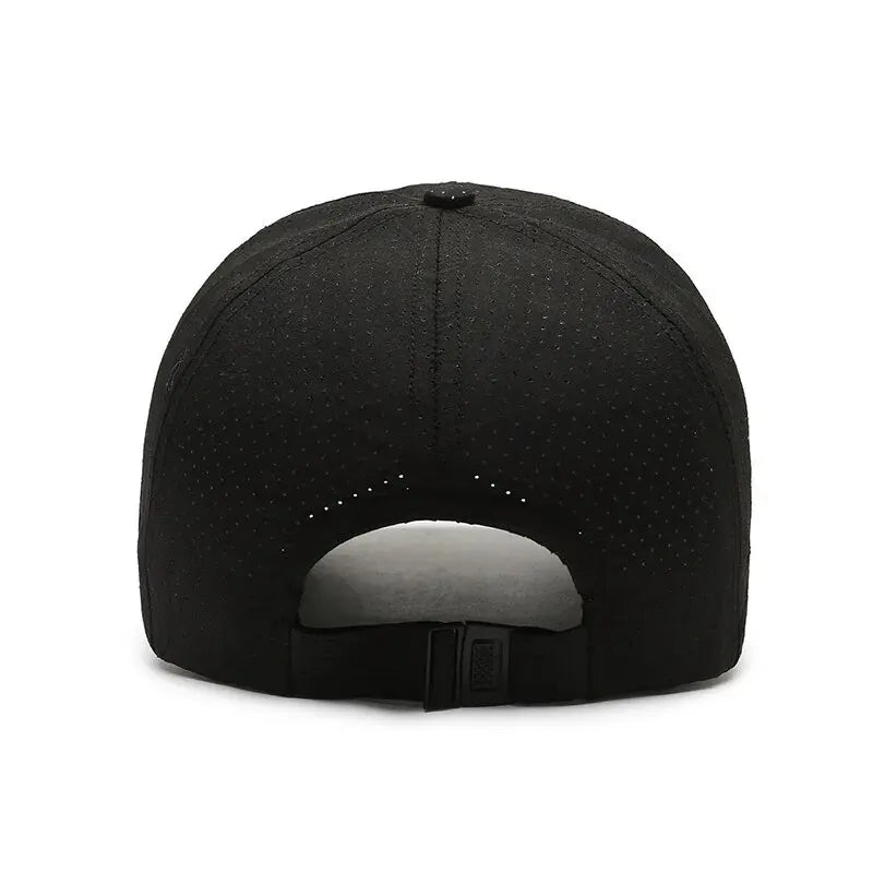 Summer Small Leather Label Quick-dry Baseball Cap