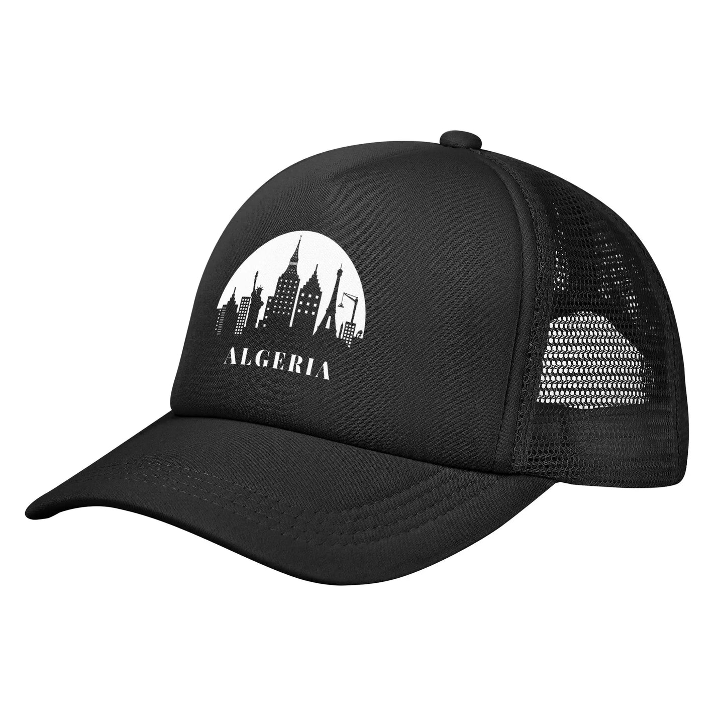 Urban Cityscape Landmark Algeria Algerian Mesh Baseball Cap