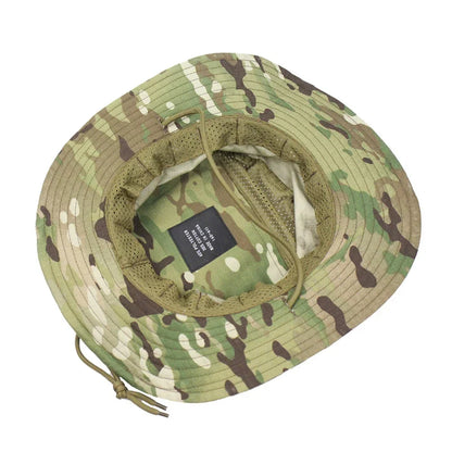 New Tactical Camouflage Bucket Hat Wide Brim Hat Men
