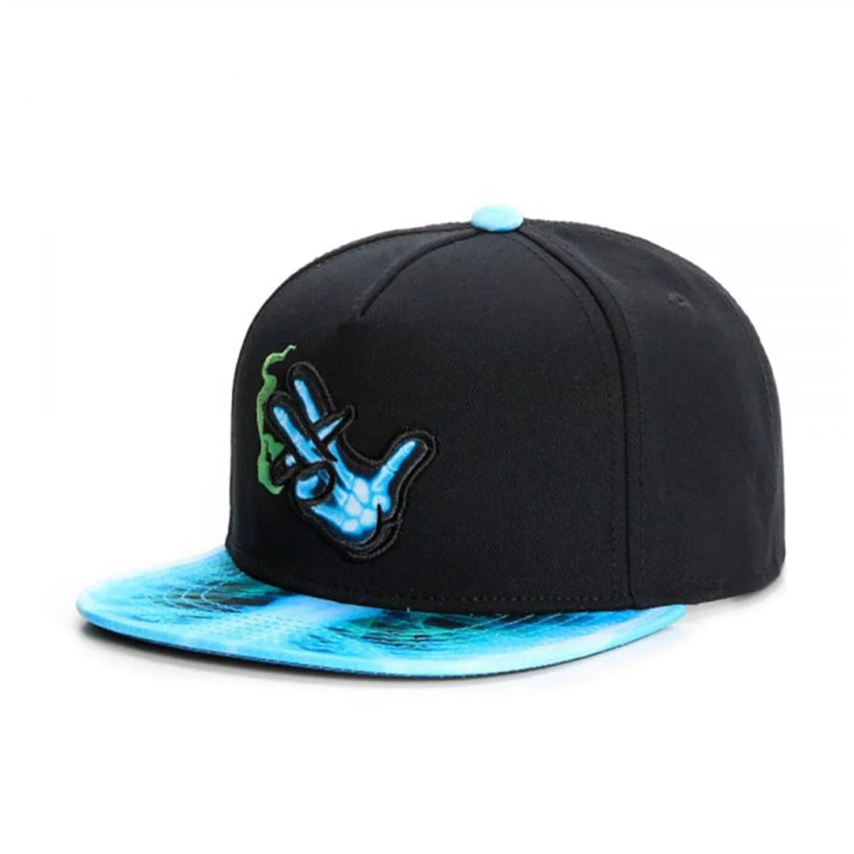 Unisex Brand Munchies In Musta Cap Summer Mesh Snapback Cap