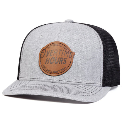 Unisex VERTIME HOURS Leather Label Baseball Net Caps