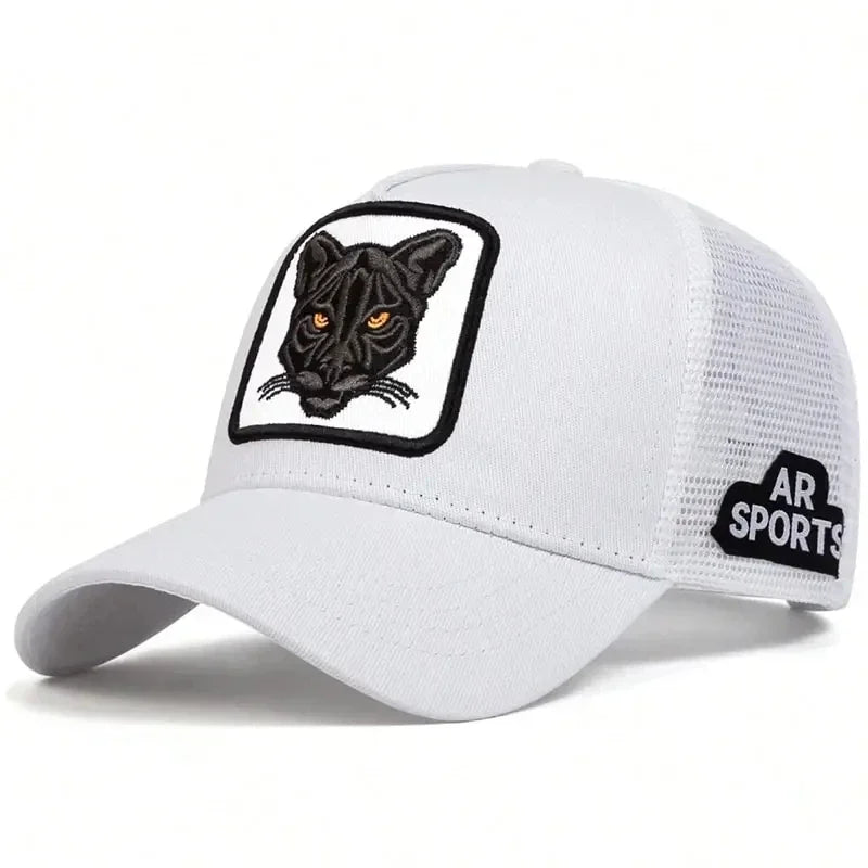 Animal Embroidery Net Rooster Hat Male And Female Animal Baseball Cap