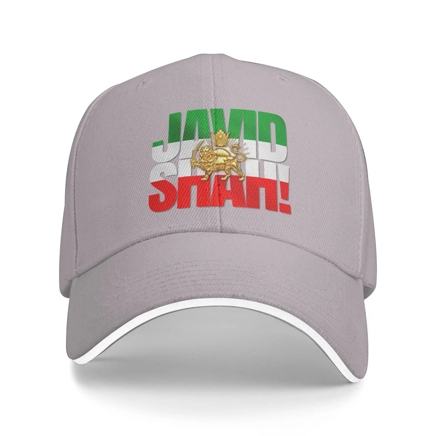 Javid Shah Iranian Flag Persian Pahlavi Lion And Sun Baseball Caps