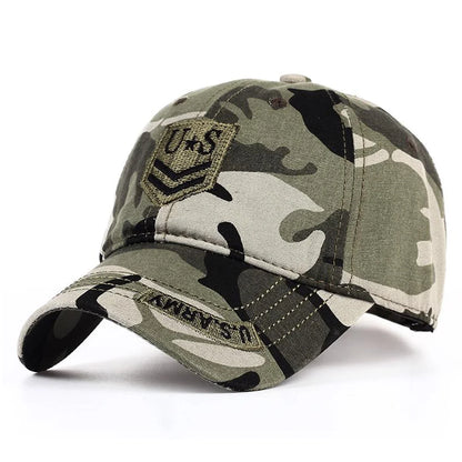Unisex US Letter Embroidery Baseball Caps Sunscreen Hat Sports Cap