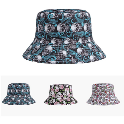 Skull Graffiti Unisex Bucket Hat