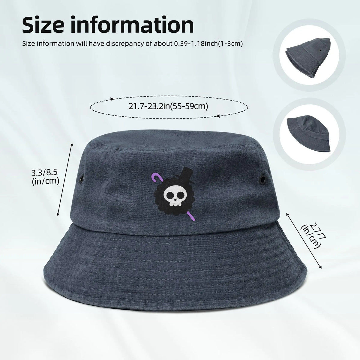 Brook One Piece Flag Bucket Hats