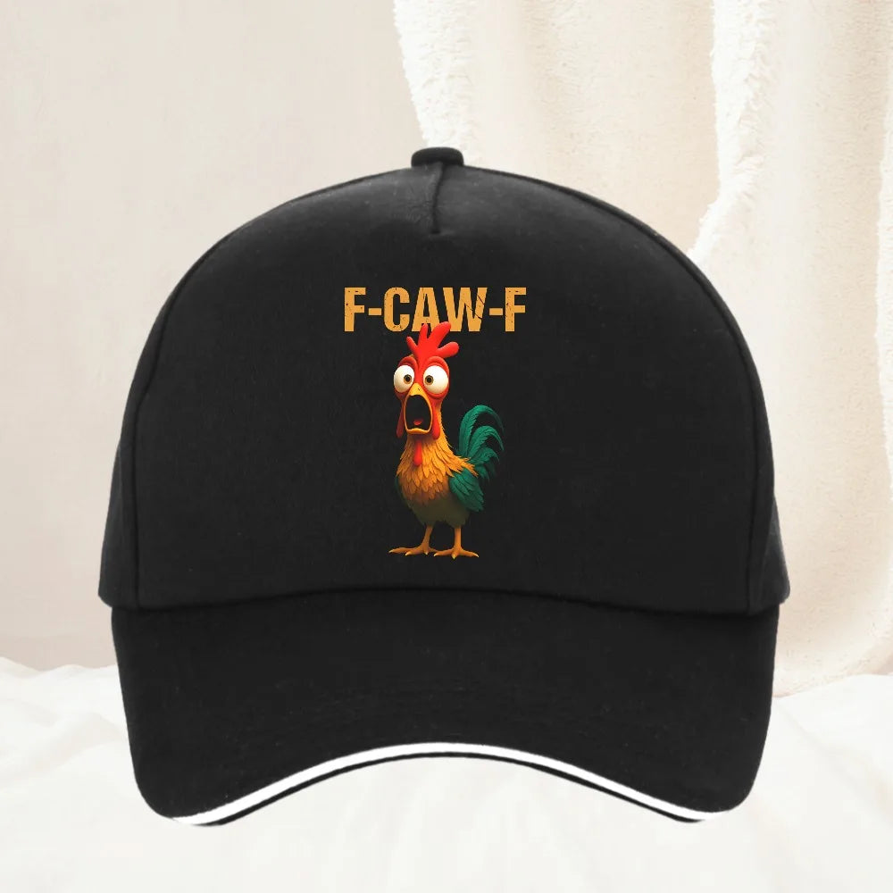 Funny Summer F Caw F Chicken Harajuku New Baseball Cap