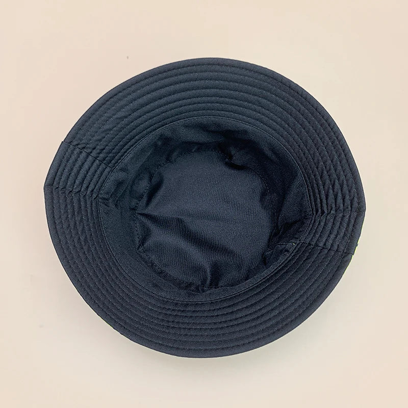 Cartoon Yellow Duck Bucket Hats New Unisex Cute Sunshade Double Sided