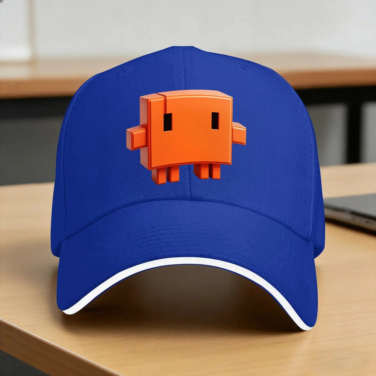 All Tests Pass Now! Dev Debug Orange Burst Text Claude Baseball Cap