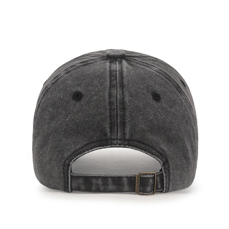 Cotton Washed Cloth Baseball Cap Men Women