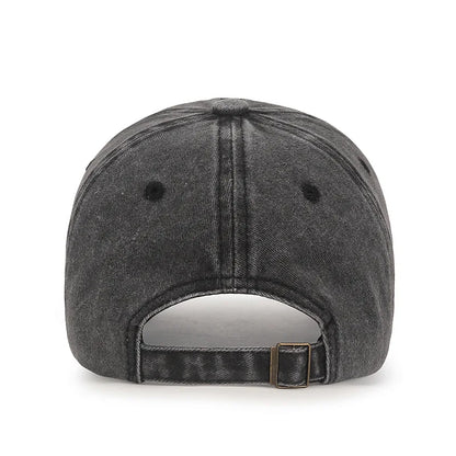 Cotton Washed Cloth Baseball Cap Men Women