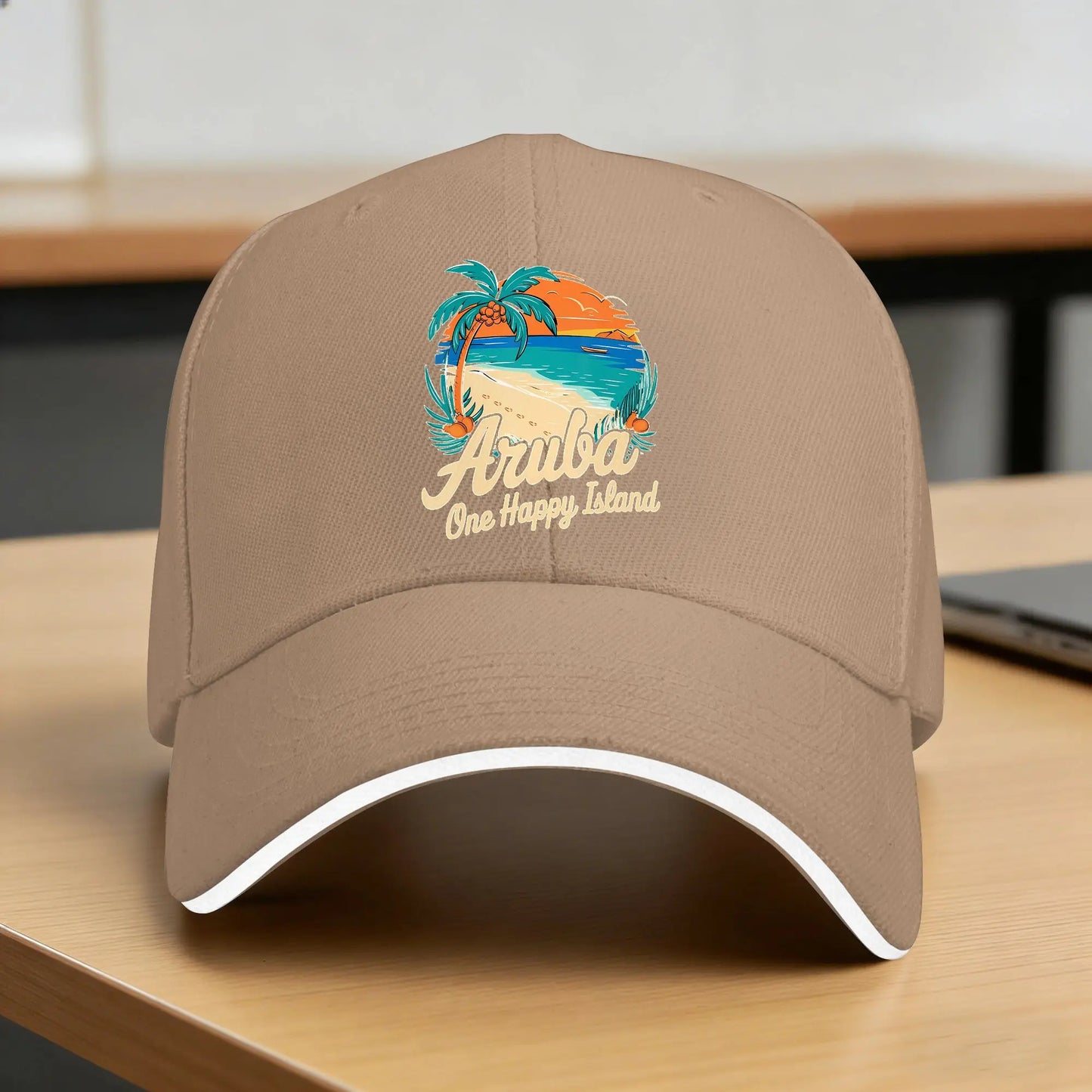 Aruba One Happy Island Casual Baseball Cap