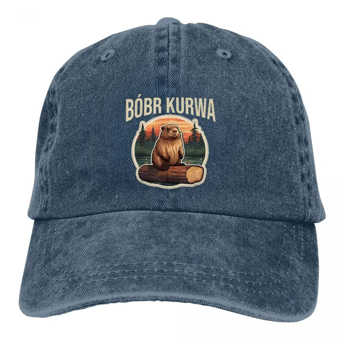 Bobr Kurwa Bober Beaver Bobr Baseball Cap Vintage Baseball Hats Men