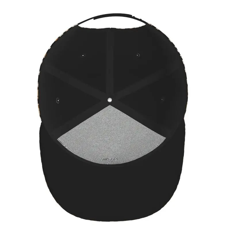 Leopard Print Snapback Cap Men Women