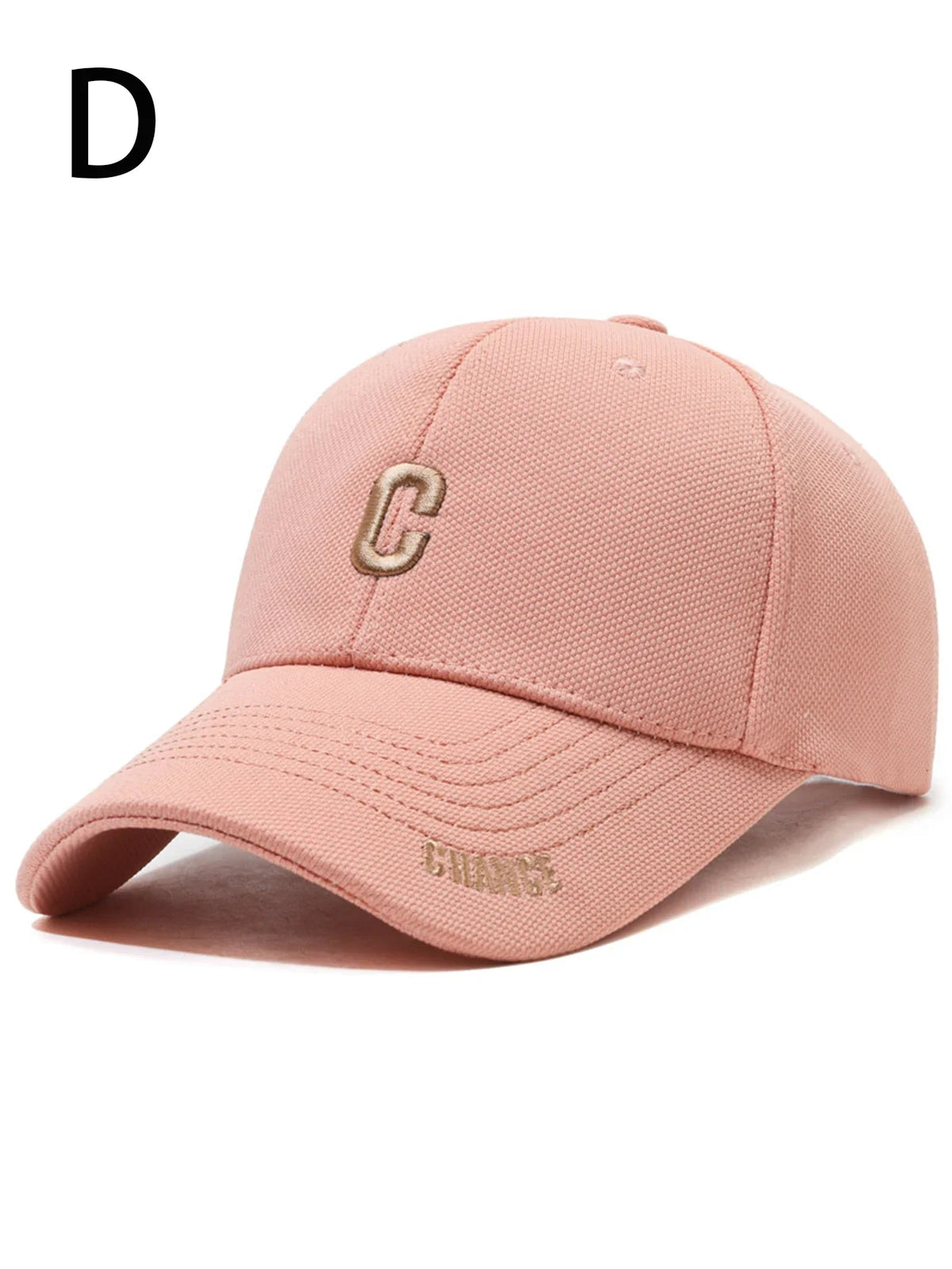 Retro Letter C Cotton Baseball Cap