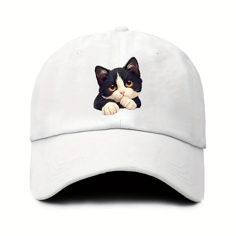 Funny Style Cat Patterned Baseball Cap